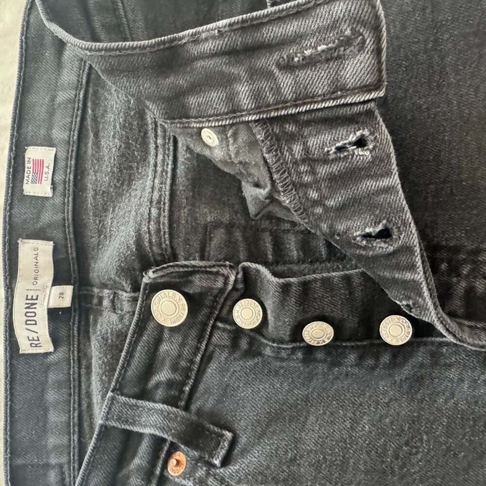 Re/Done Black jeans 28